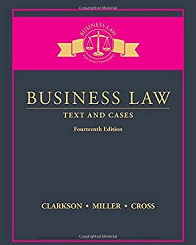 Business law text - text, and