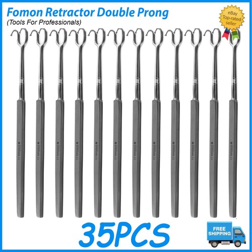 Fomon double prong skin hook - skin,