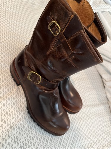 Frye engineer boots brown - frye,