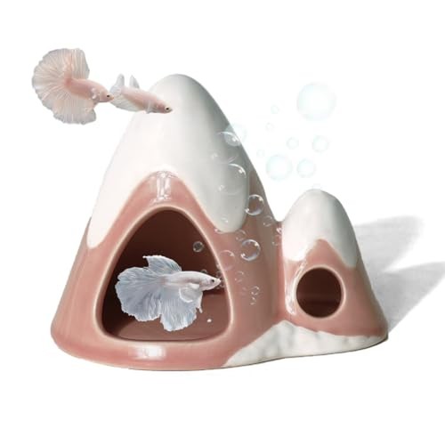 Cute pink aquarium decor - cute,