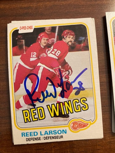 Detroit red wings reed - red, larson