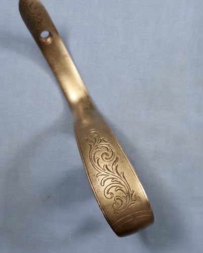 Antique engraved brass - brass, trigger