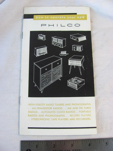 Philco stereo console - philco,