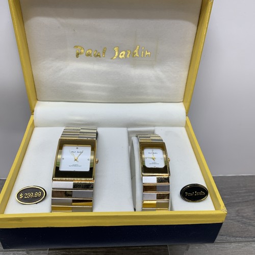 Vintage paul jardin watch set - vintage,