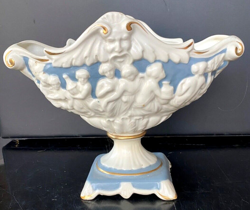 Large italy capodimonte footed - capodimonte,