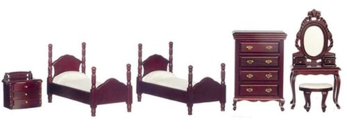 Dolls house mahogany - house,