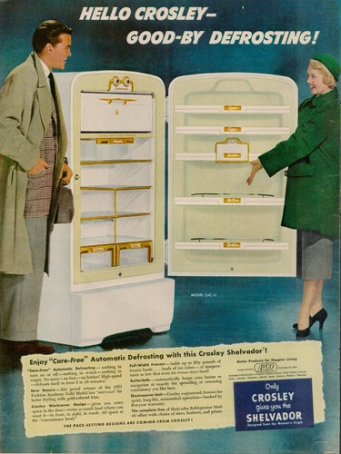 1951 refrigerator freezer home - refrigerator,