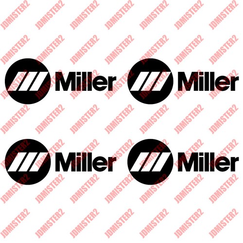 Miller welder decals die - welder,