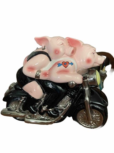 Clay art biker hogs - clay,