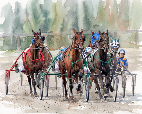 Horse racing harness - harness,
