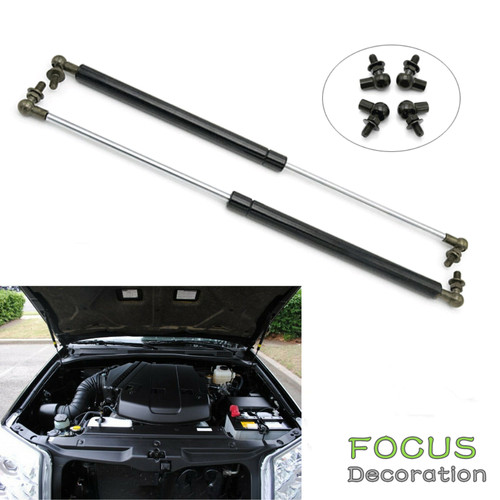 Front hood lift support struts - front,