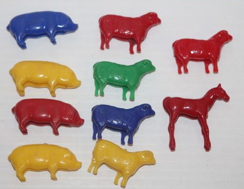 Vintage farm animal - toy, lot