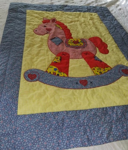 Cute applique rocking - applique, horse