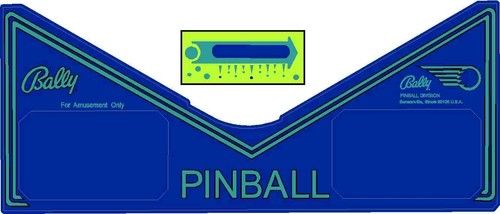 Bally fathom pinball machine - bally,