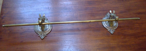 Vintage brass equestrian horse - vintage,