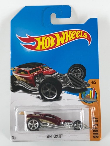 Hot wheels surf crate red - hot,