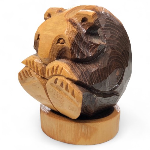 Japanese hokkaido wooden craft - japanese,