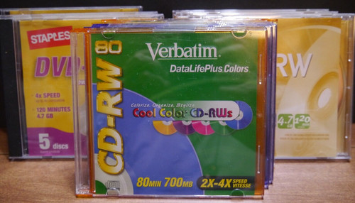 Rewriteable dvd discs - discs, 80