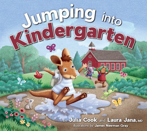 Jumping into kindergarten a - jumping, kindergarten: