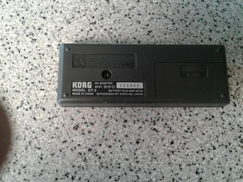 Korg gt3 guitar tunner - korg,