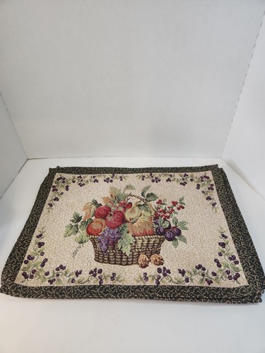 Vtg tapestry placemats set - tapestry,
