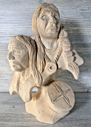 Vtg hand carved wood - hand,