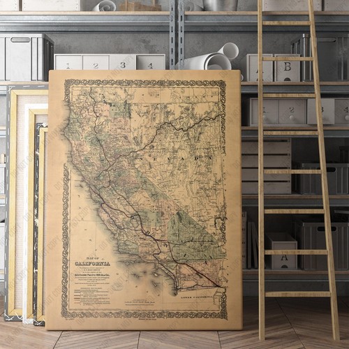 1876 old map - old, of