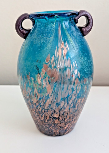Dale tiffany art glass vase - tiffany,