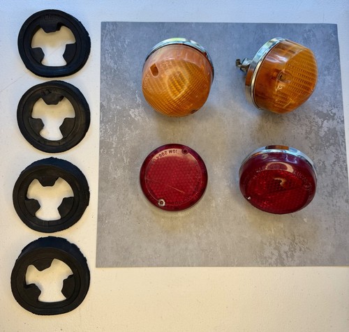 Oem vintage lucas amber red - &,
