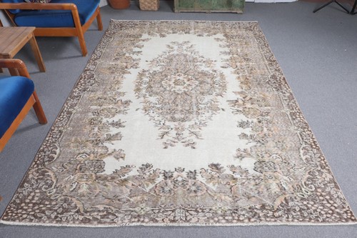 Turkish vintage rug 9x8 - vintage, ft