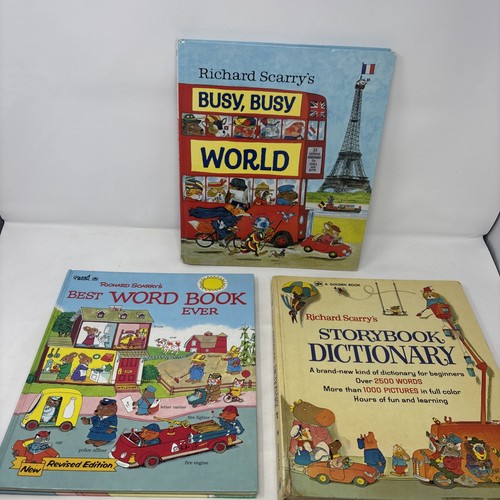 Lot richard scarry - 3,