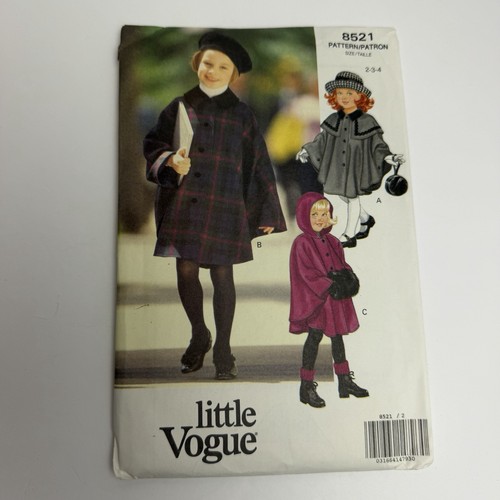 Little vogue 8521 girls 4 - vogue, 2-3-4