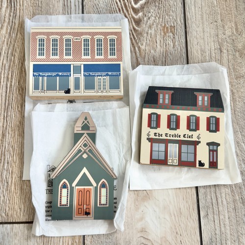 The cats meow village - the, 3pcs