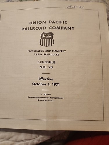 1971 union pacific railroad - pacific,