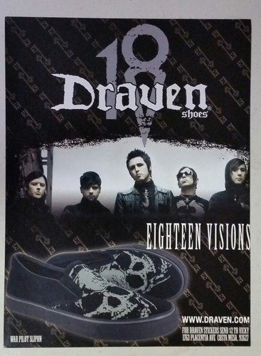 Eighteen visions draven - eighteen, shoes