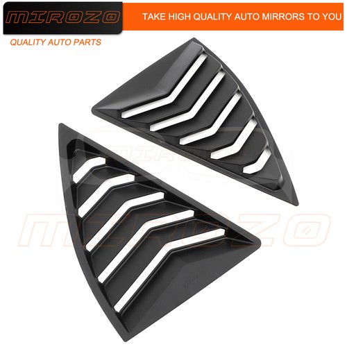 Pcs matte black side window - 2,