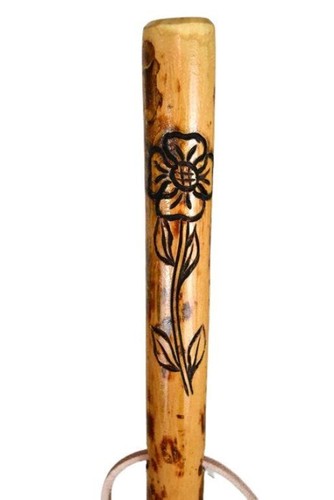 Flower with vine carved - flower,
