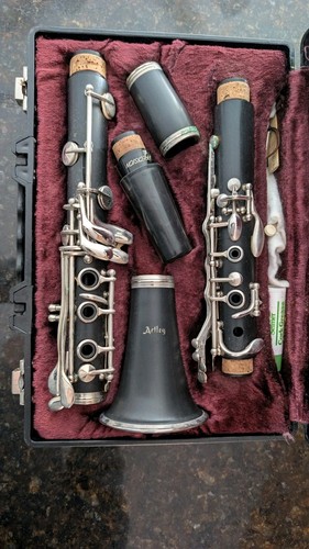 Vintage artley clarinet with - vintage,