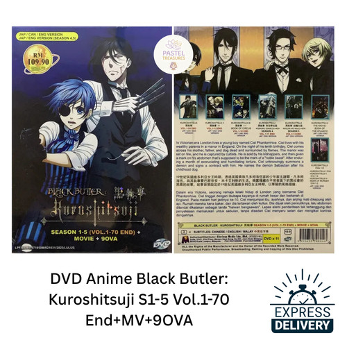 Anime dvd black - dvd, butler