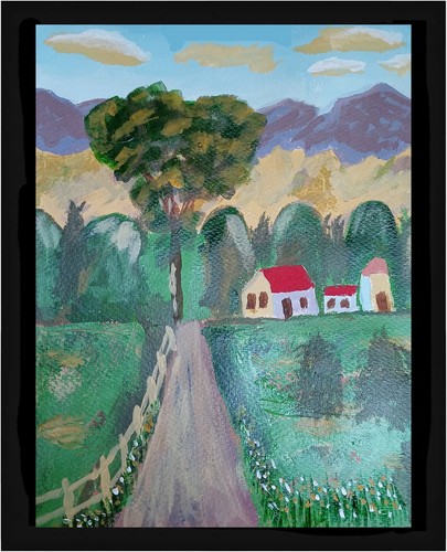 Impressionism 11x14 country - impressionism,
