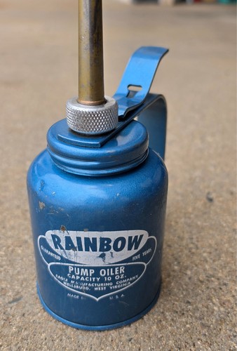 Vtg eagle rainbow blue 10oz - blue,