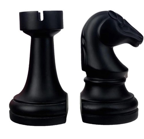 Chess bookends set decorative - chess,
