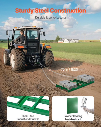 Drag harrow mower tow behind - drag,