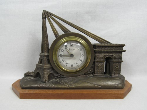 Limousin french art deco clock - french,