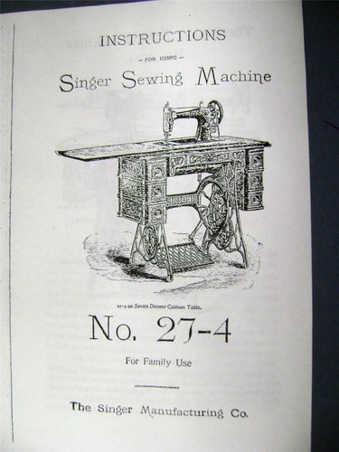 Singer treadle sewing machine - sewing,