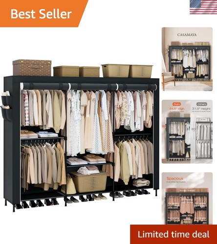 Portable closet wardrobe - portable,