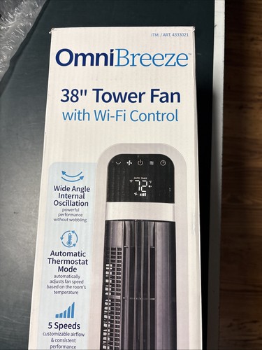 Omnibreeze tower fan - tower,
