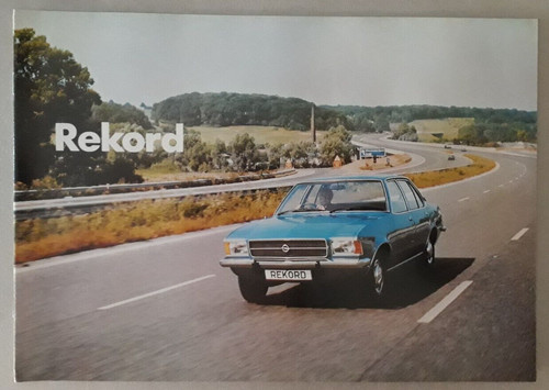 Opel rekord brochure 1974 - rekord,