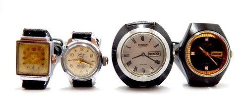 Lot watches vintage mechanic - 4,
