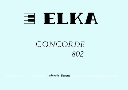 Elka concorde 802 service - concorde,
